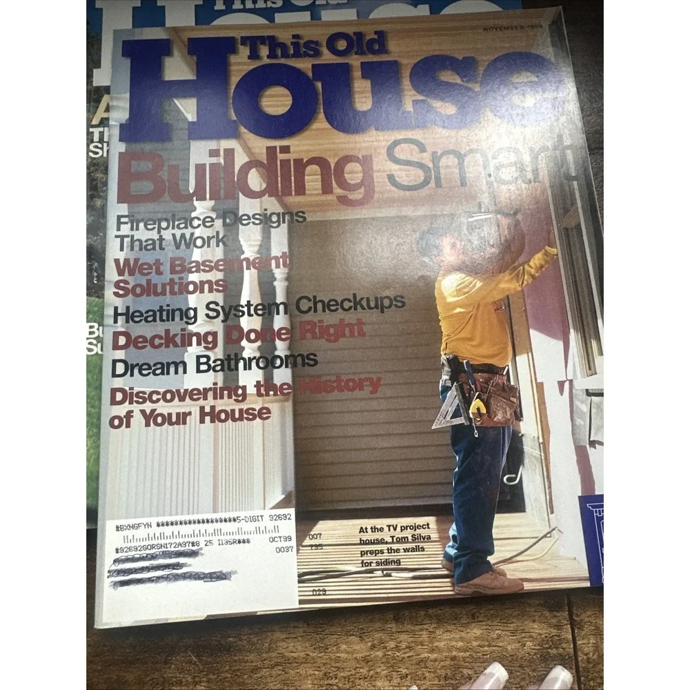 Lot of 13‎ THIS OLD HOUSE Magazines From 1999 to 2001
